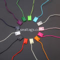 Piccoli tag colorati per stringhe di bloccaggio per abbigliamento